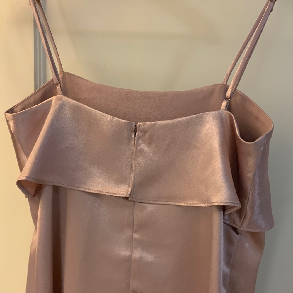 👛UO Pink Satin Mini Dress👛 - Picture 3 of 4